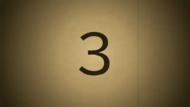 レトロなカウントダウン3秒