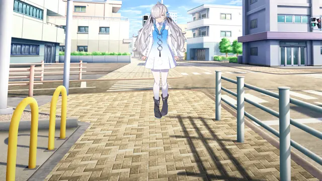 画面中央から歩いて近寄る/駆け寄るモーション